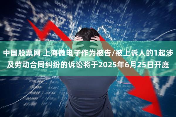 中国股票网 上海微电子作为被告/被上诉人的1起涉及劳动合同纠纷的诉讼将于2025年6月25日开庭